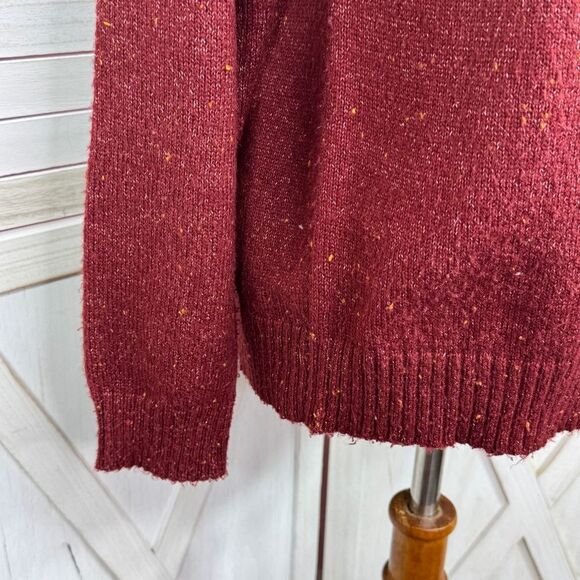 Weatherproof Vintage Fairisle Pullover Sweater Chili Red Small - Picture 7 of 12